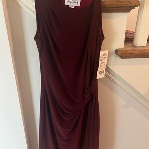Joseph Ribkoff Red Sheath Midi Dress